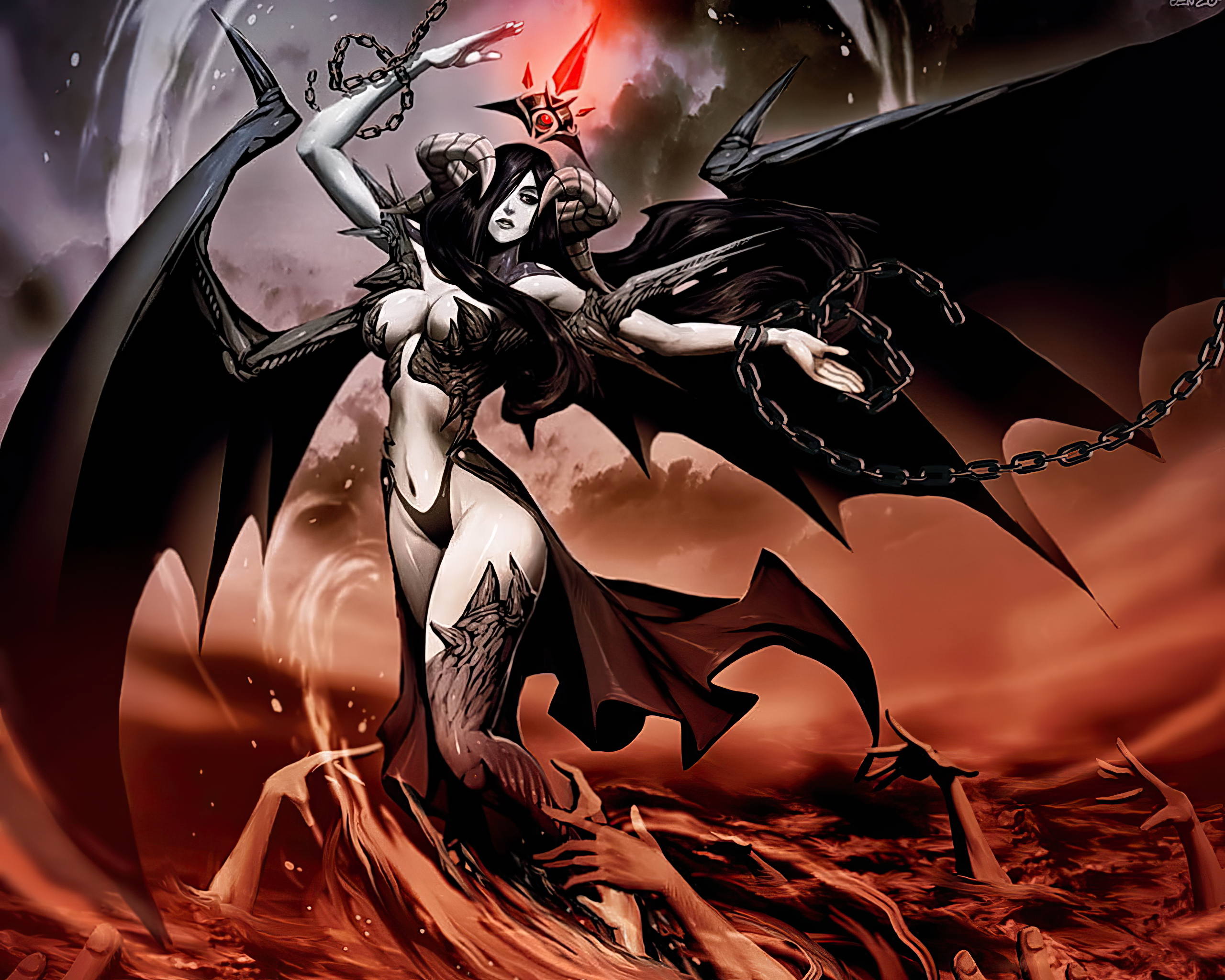 Dark Demon HD Wallpaper | Background Image