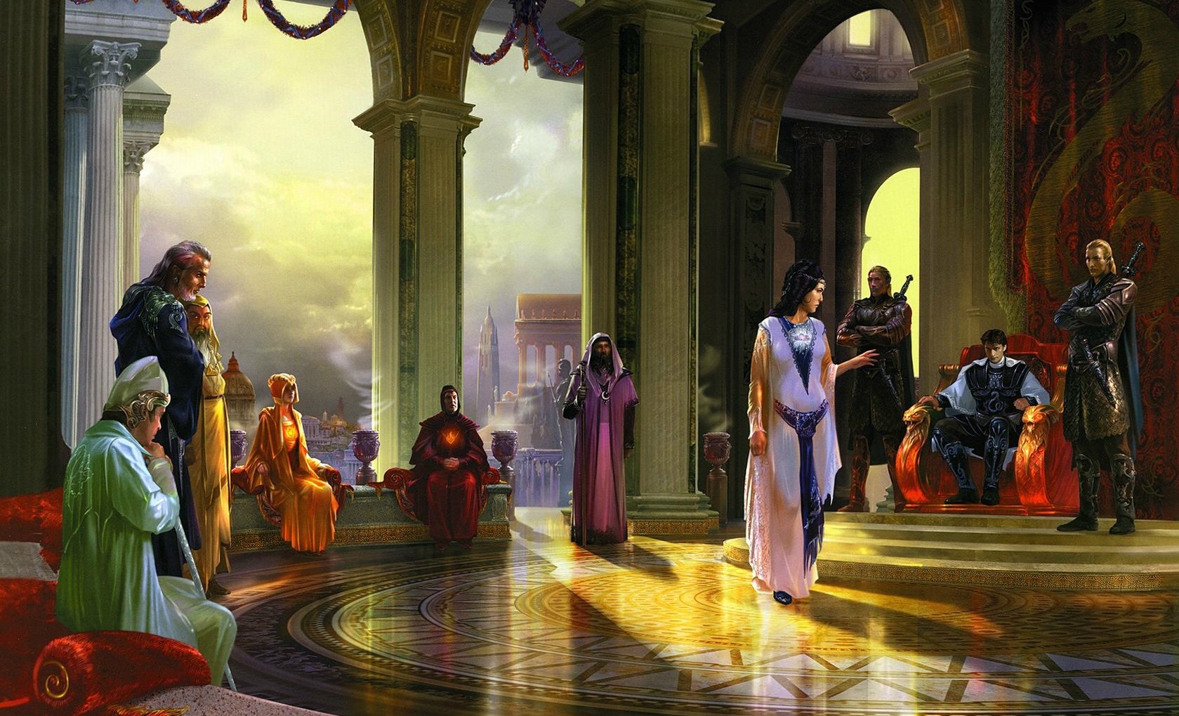 The Archmage's Council Wallpaper and Background Image | 1679x1019 | ID