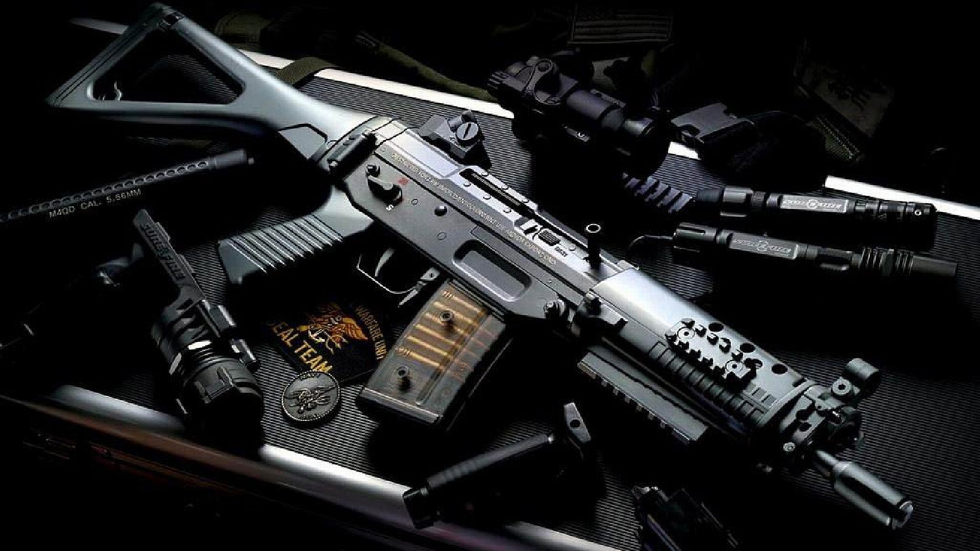 Man Made Assault Rifle HD Wallpaper | Background Image