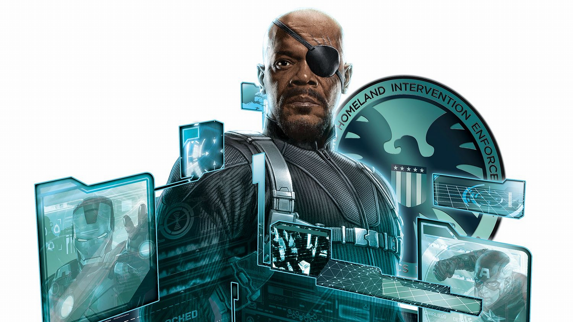 Nick Fury assembling the Avengers in a thrilling comic book scene.