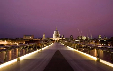 London bah! man made Millennium Bridge HD Desktop Wallpaper | Background Image