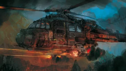 military helicopter HD Desktop Wallpaper | Background Image