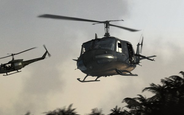 Military Bell UH-1 Iroquois Military Helicopters HD Wallpaper | Background Image