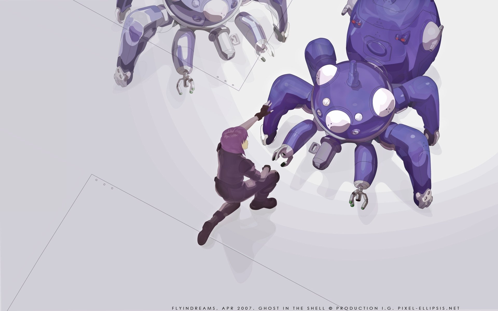 Download Motoko Kusanagi Anime Ghost In The Shell HD Wallpaper by FlyinDreams
