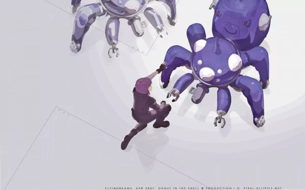 Motoko Kusanagi Anime Ghost in the Shell HD Desktop Wallpaper | Background Image
