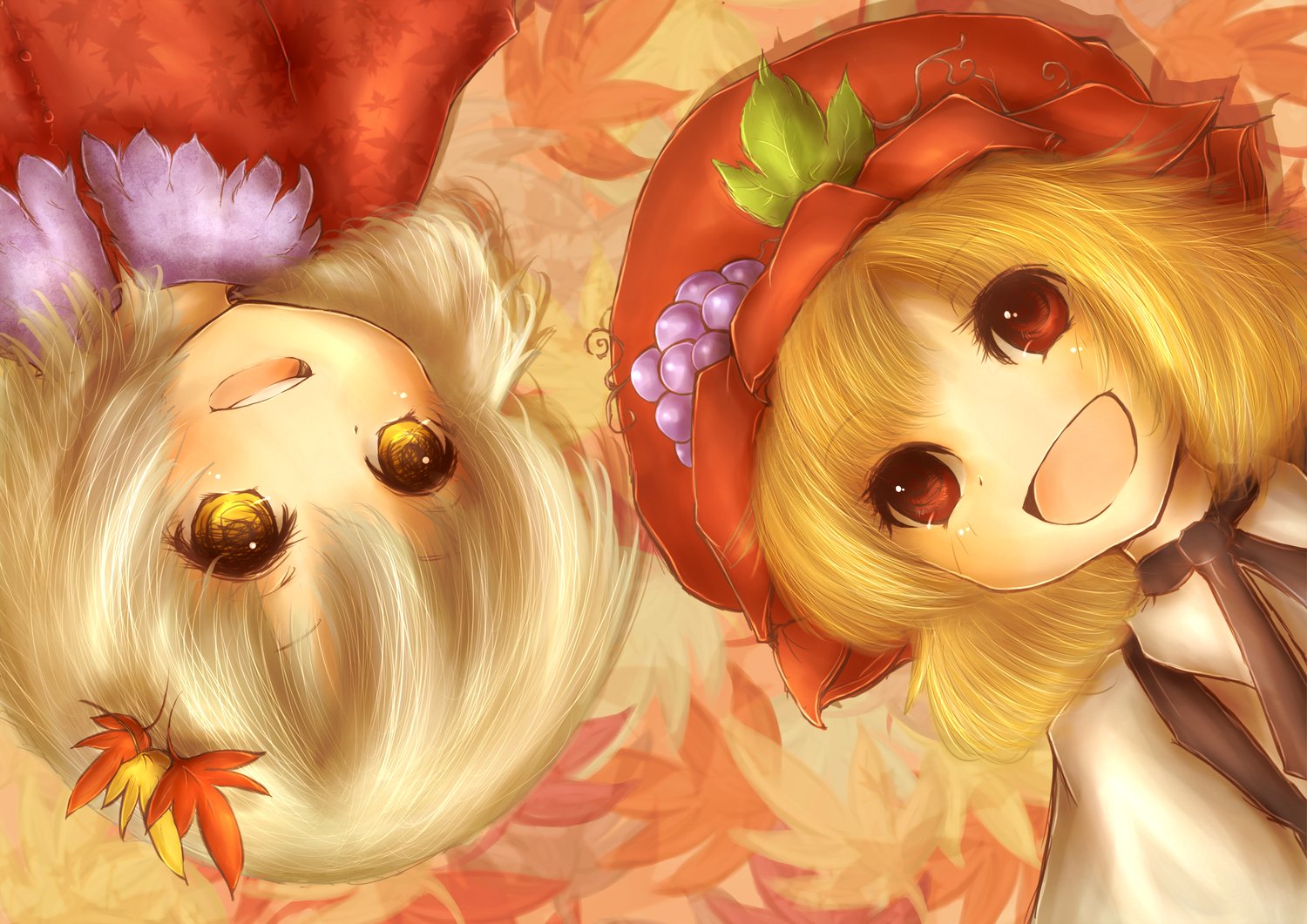 Download Minoriko Aki Shizuha Aki Anime Touhou Wallpaper
