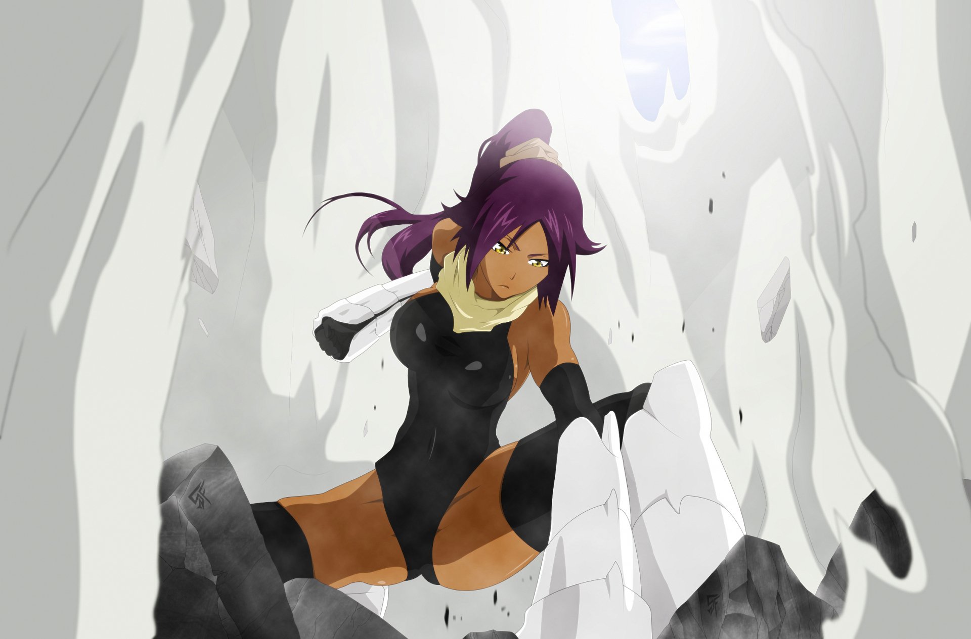 Download Yoruichi Shihôin Anime Bleach HD Wallpaper
