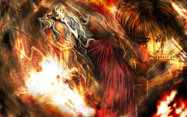 Anime Angel Sanctuary HD Desktop Wallpaper | Background Image