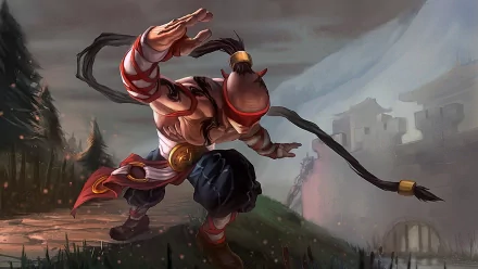 Lee Sin (League Of Legends) video game League Of Legends HD Desktop Wallpaper | Background Image