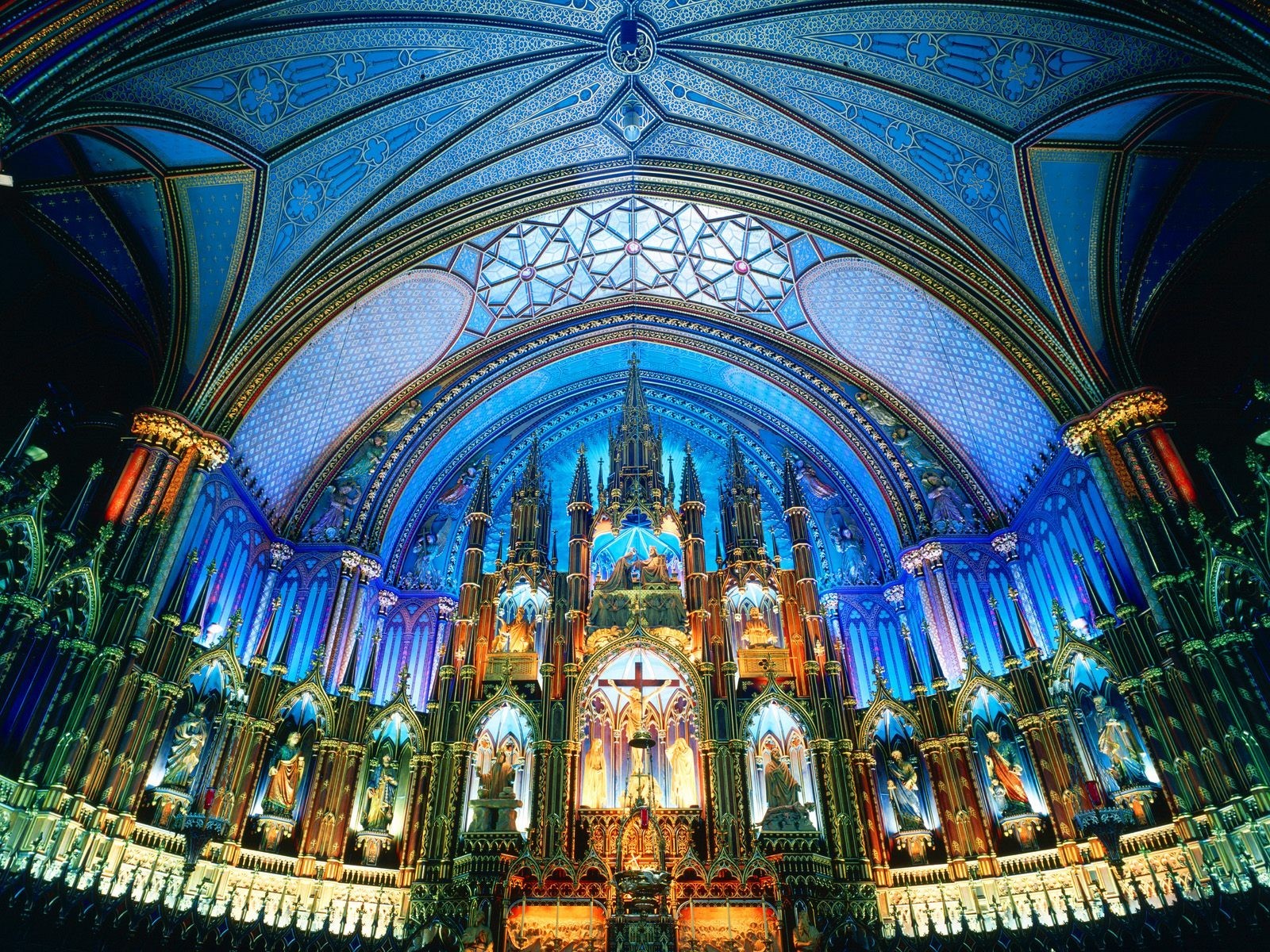 Notre-Dame Basilica of Montreal, a stunning religious landmark