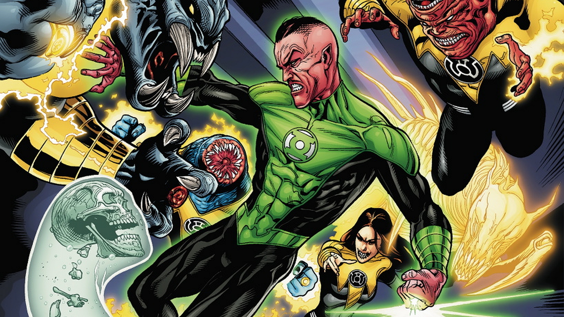 Green Lantern comic desktop wallpaper