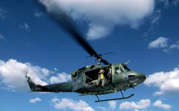 military Bell UH-1 Iroquois HD Desktop Wallpaper | Background Image