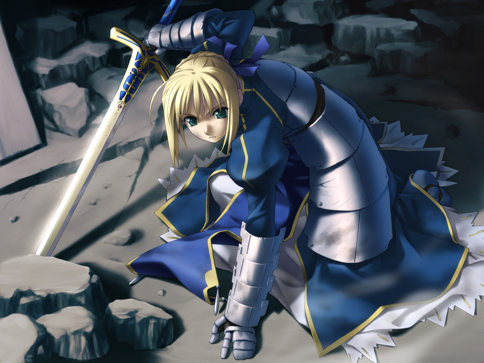 Download Saber (Fate Series) Anime Fate/Stay Night Wallpaper