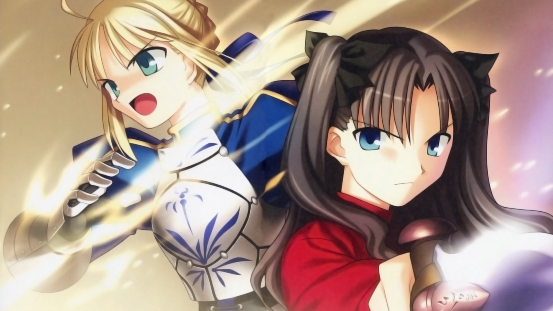 Download Rin Tohsaka Saber (fate Series) Anime Fate Stay Night Hd Wallpaper