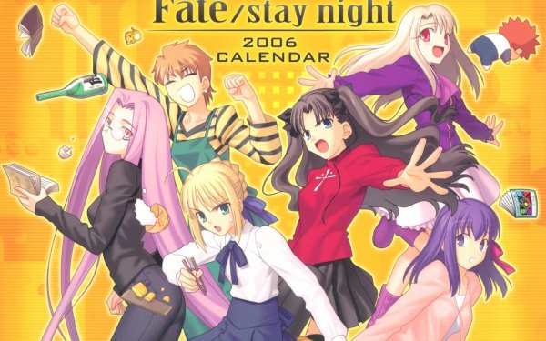 Anime Fate/Stay Night Fate Series Illyasviel Von Einzbern Sakura Matou Saber Taiga Fujimura Rider HD Wallpaper | Background Image