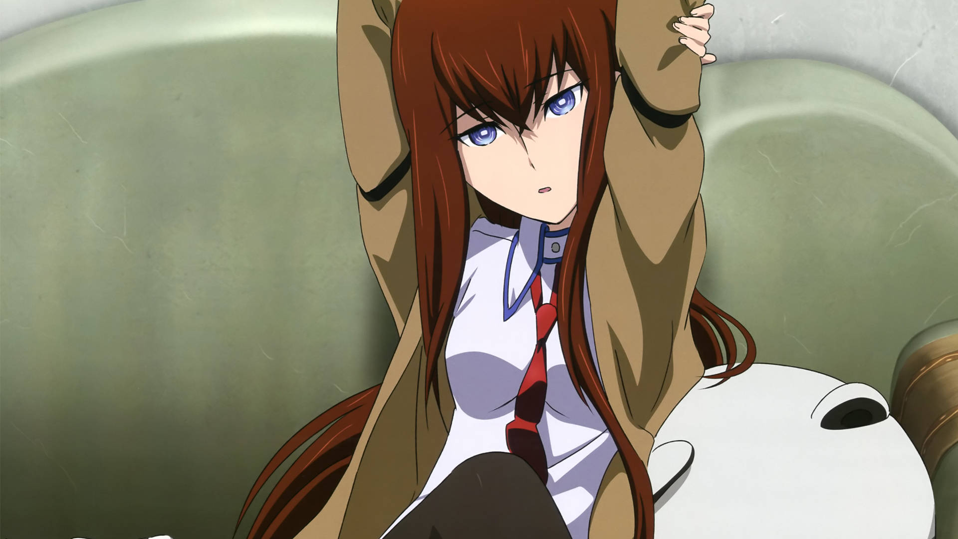 6. Kurisu Makise from Steins;Gate - wide 7