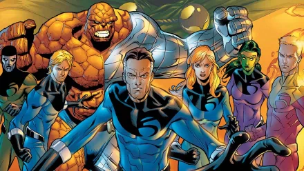 Ben Gimm Fantastic Five Susan Storm Johnny Storm Doctor Doom Reed Richards Invisible Woman Mister Fantastic Human Torch (Marvel Comics) Thing (Marvel Comics) Comic Fantastic Four HD Desktop Wallpaper | Background Image