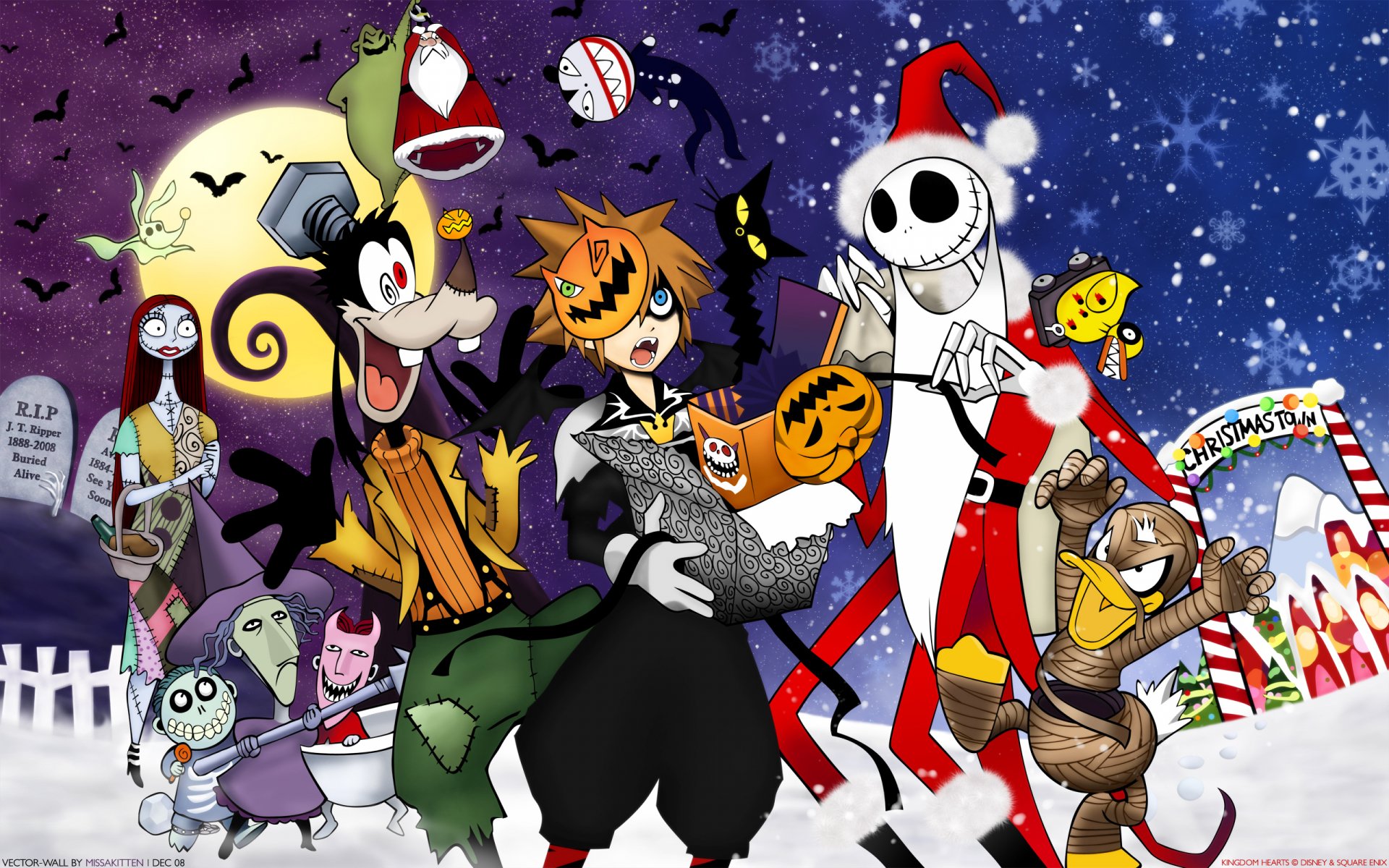 hd-wallpaper-kingdom-hearts-halloween-adventure