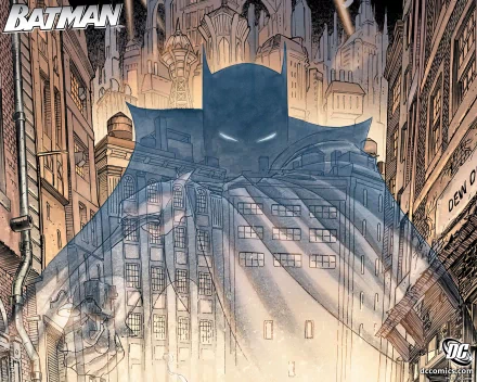 Comic Batman HD Desktop Wallpaper | Background Image