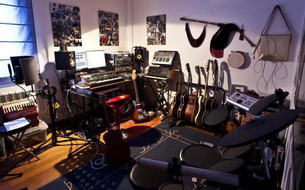 Music Studio HD Wallpaper | Background Image