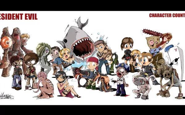 video game Resident Evil HD Desktop Wallpaper | Background Image
