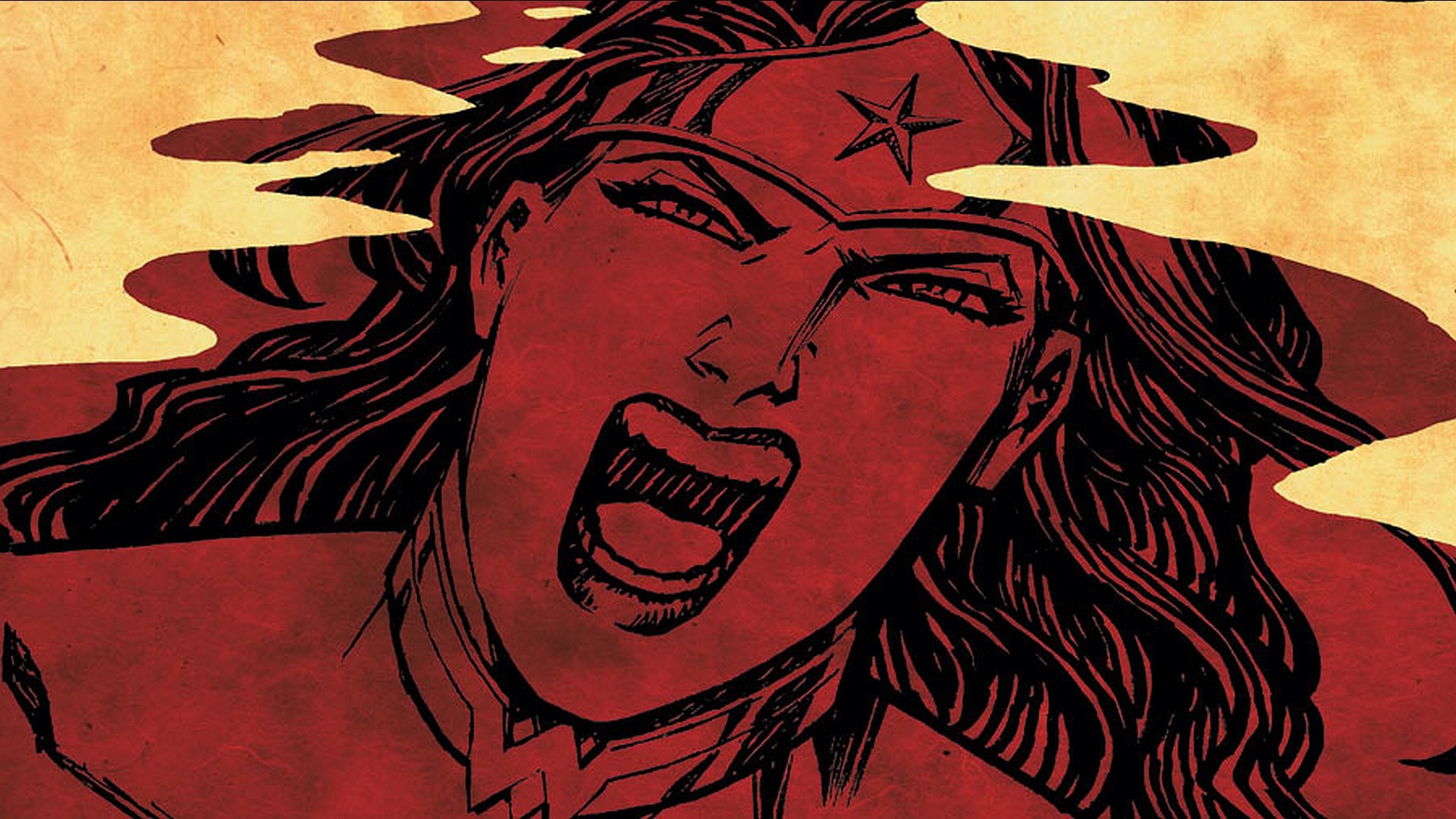 Download Comic Wonder Woman HD Wallpaper