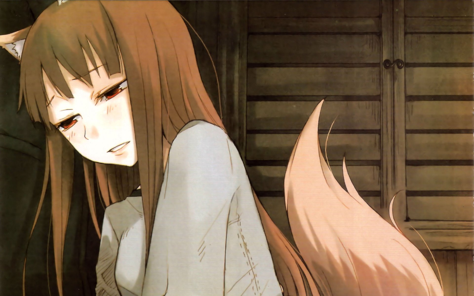 Download Anime Spice And Wolf HD Wallpaper