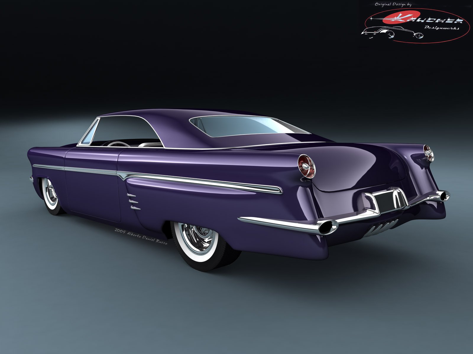 HD Hot Rod Classic – Sleek Vehicle Wallpaper