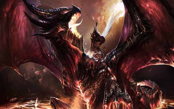 Video Game World Of Warcraft Warcraft Deathwing HD Wallpaper | Background Image
