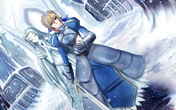 Irisviel Von Einzbern Saber (Fate Series) Anime Fate/Zero HD Desktop Wallpaper | Background Image