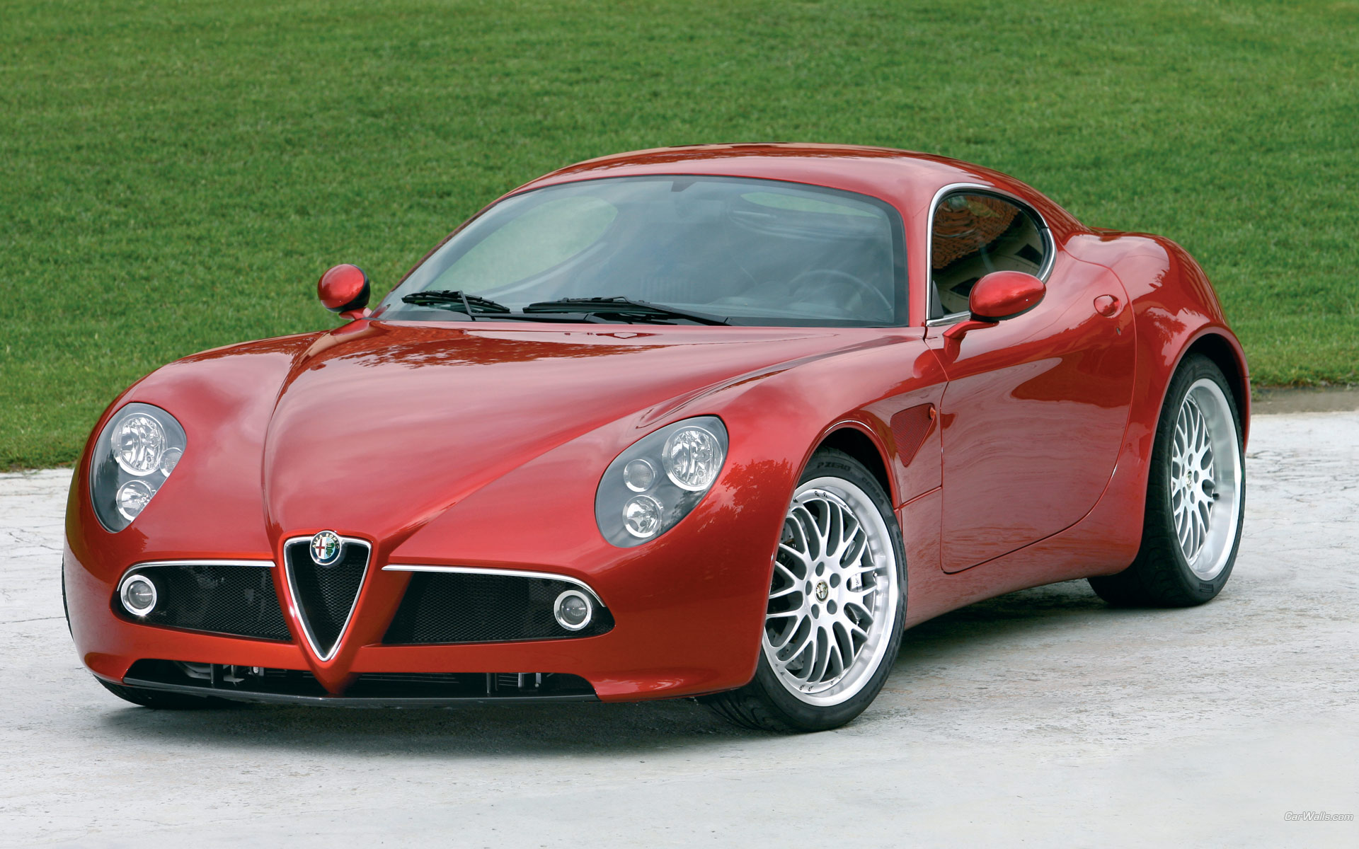 Vehicles Alfa Romeo 8C Competizione HD Wallpaper | Background Image
