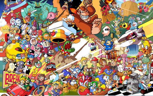 Video Game Nintendo Consoles Crossover HD Wallpaper | Background Image