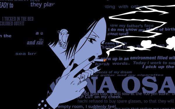 Anime Nana Smoking HD Wallpaper | Background Image