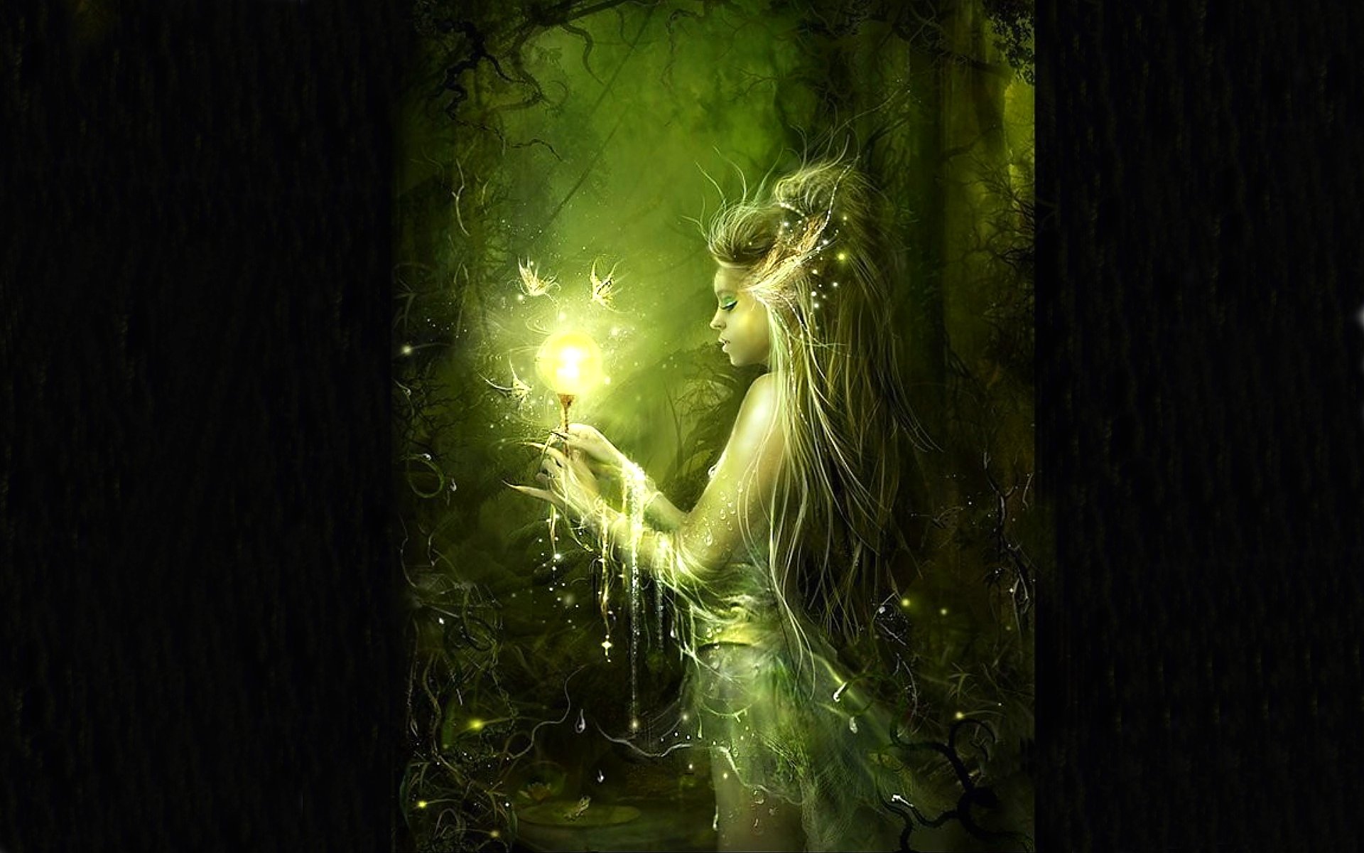 Enchanting Fairy Glow - HD Fantasy Wallpaper by Lilla Marton ...
