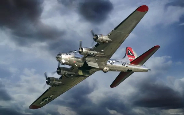 military Boeing B-17 Flying Fortress HD Desktop Wallpaper | Background Image