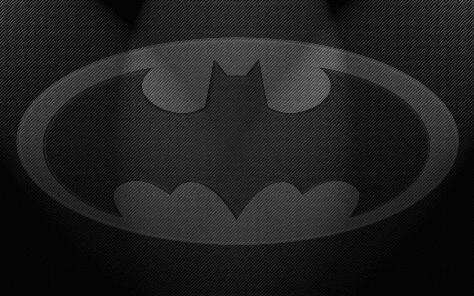 Batman symbol on HD desktop wallpaper.