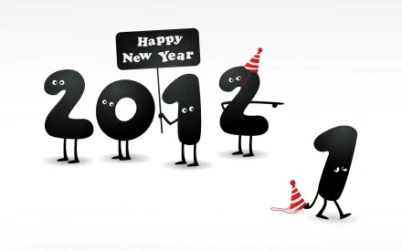 holiday new year 2012 HD Desktop Wallpaper | Background Image