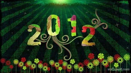 holiday new year 2012 HD Desktop Wallpaper | Background Image