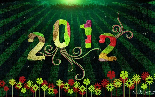 holiday new year 2012 HD Desktop Wallpaper | Background Image