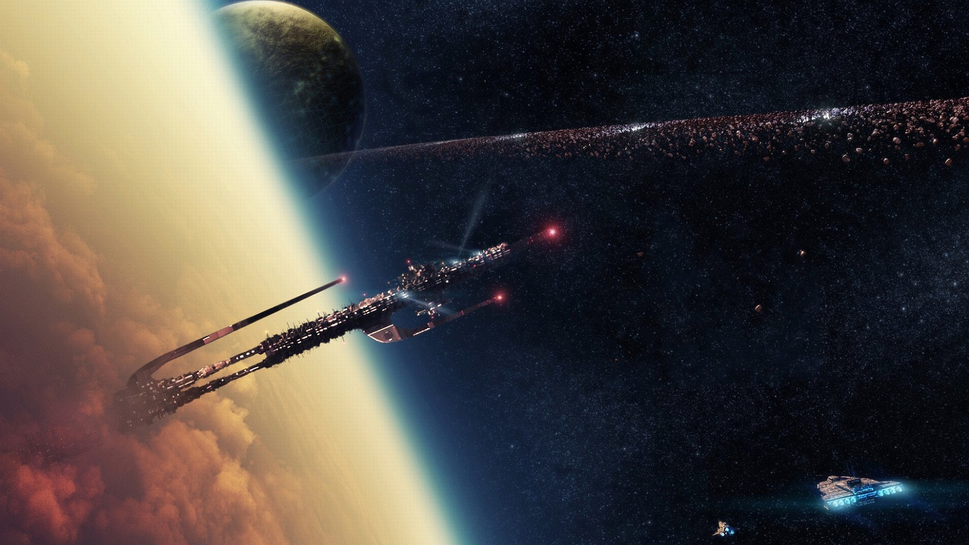 Download Sci Fi Spaceship HD Wallpaper