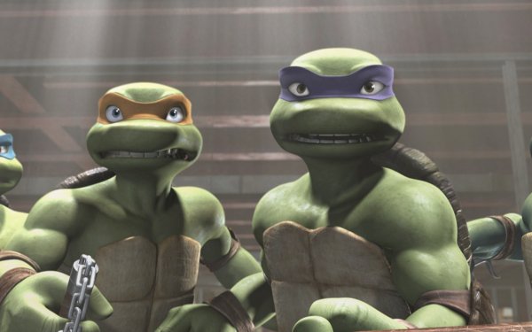 Movie TMNT (2007) Teenage Mutant Ninja Turtles Donatello Raphael Leonardo Michelangelo HD Wallpaper | Background Image