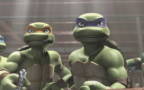 Michelangelo (TMNT) Leonardo (TMNT) Raphael (TMNT) Donatello (TMNT) movie TMNT (2007) HD Desktop Wallpaper | Background Image