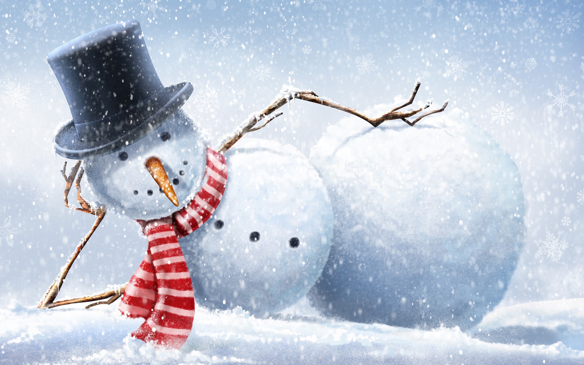 snowman desktop wallpaper