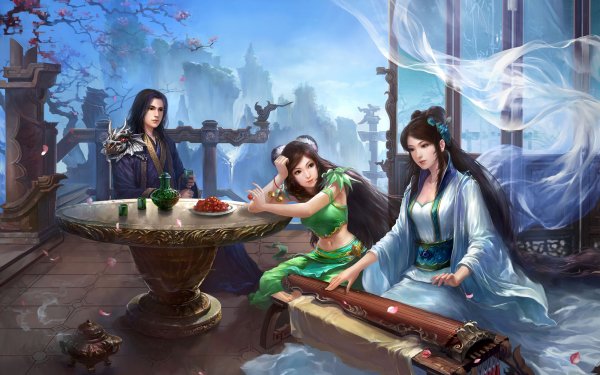 Fantasy Artistic Jade Dynasty HD Wallpaper | Background Image