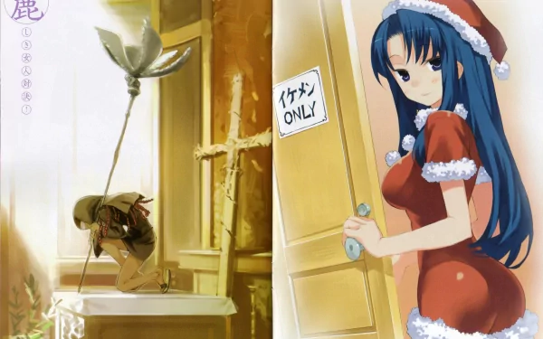 Anime Christmas anime christmas HD Desktop Wallpaper | Background Image