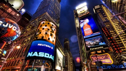 New York Manhattan man made Times Square HD Desktop Wallpaper | Background Image