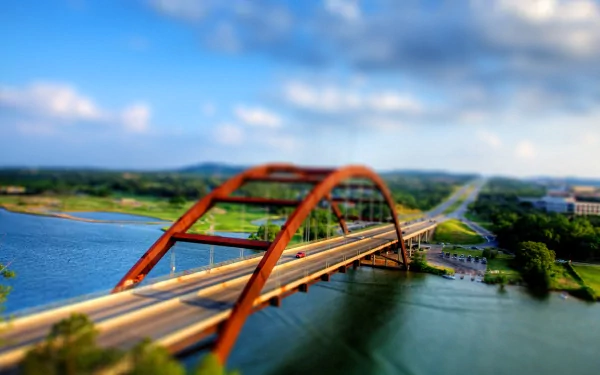 Texas Austin Pennybacker Bridge man made bridge HD Desktop Wallpaper | Background Image