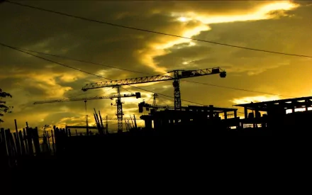 man made crane HD Desktop Wallpaper | Background Image