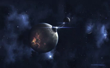 Sci Fi planet HD Desktop Wallpaper | Background Image