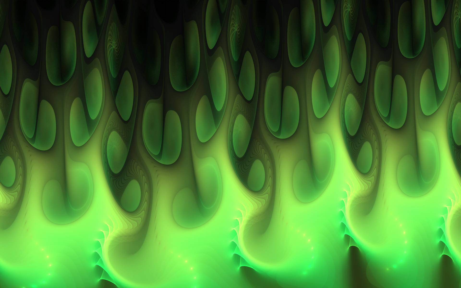 2560x1600 Abstract Green Wallpaper Background Image. 